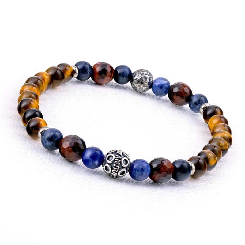 Italian-Made Artisan Stone Bracelet (Set of 3)